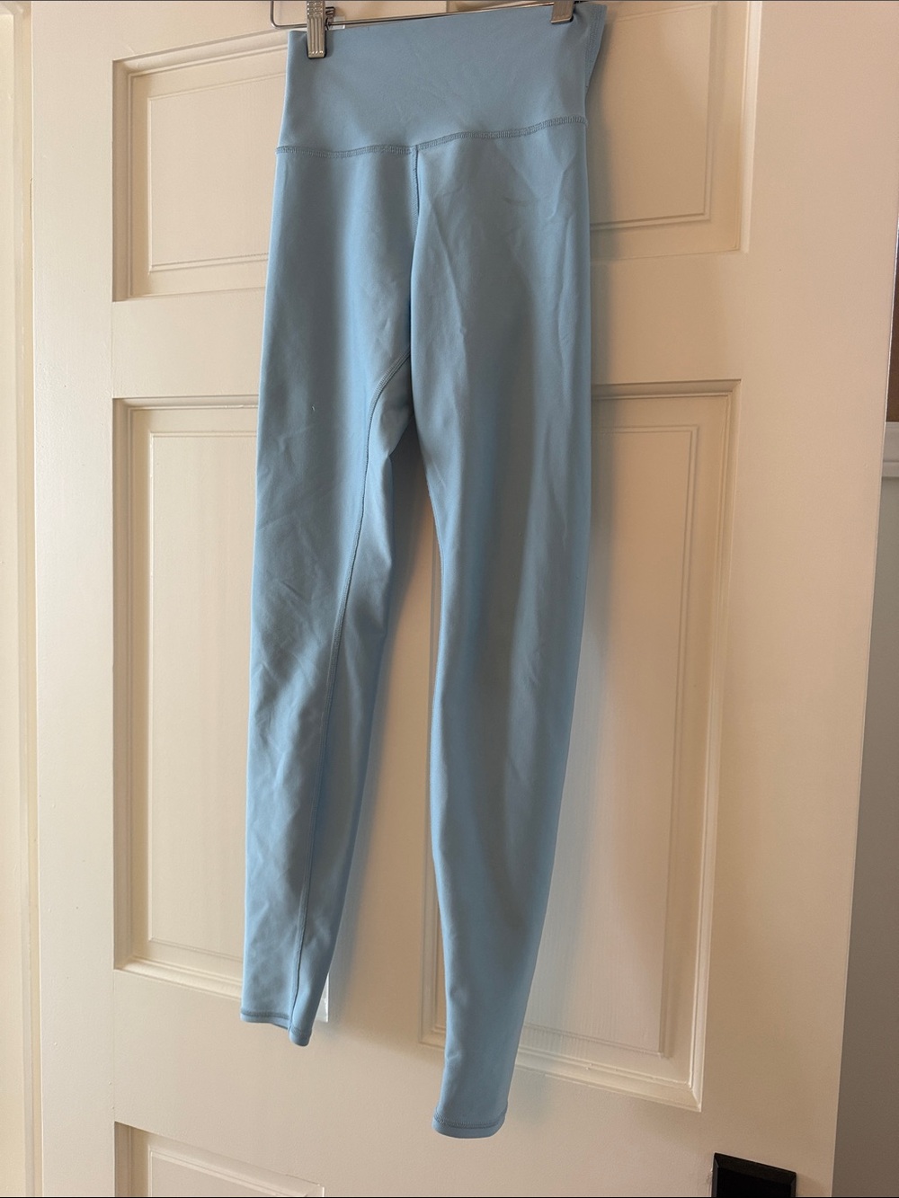 ALO Yoga High-Rise Light Blue Leggings S